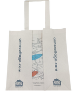 Abstract Shoppers Bag in Natural