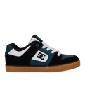 The DC Shoes Boys Boys Pure Shoes in Black, White & Emerald