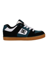 The DC Shoes Boys Boys Pure Shoes in Black, White & Emerald