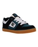 The DC Shoes Boys Boys Pure Shoes in Black, White & Emerald