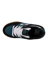 The DC Shoes Boys Boys Pure Shoes in Black, White & Emerald