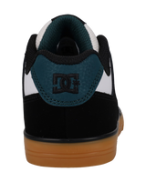 The DC Shoes Boys Boys Pure Shoes in Black, White & Emerald