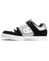 The DC Shoes Boys Boys Pure Shoes in White, Black & Red