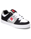 The DC Shoes Boys Boys Pure Shoes in White, Black & Red