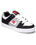 The DC Shoes Boys Boys Pure Shoes in White, Black & Red