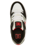 The DC Shoes Boys Boys Pure Shoes in White, Black & Red