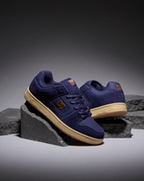 Manteca 4 Shoes in Navy, Tan & Brick Red