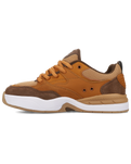 The DC Shoes Mens Ascend S Shoes in Brown & White