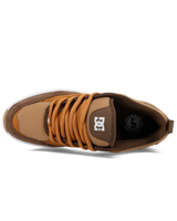The DC Shoes Mens Ascend S Shoes in Brown & White