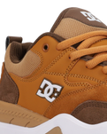 The DC Shoes Mens Ascend S Shoes in Brown & White