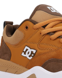 The DC Shoes Mens Ascend S Shoes in Brown & White