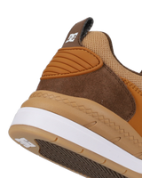 The DC Shoes Mens Ascend S Shoes in Brown & White