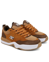 The DC Shoes Mens Ascend S Shoes in Brown & White