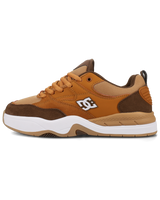 The DC Shoes Mens Ascend S Shoes in Brown & White