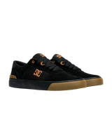 Teknic S Shoes in Black, Black & Gum