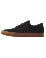 The DC Shoes Mens Teknic Shoes in Black & Gum