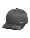 The Hurley Mens League Trucker Cap in Dark Smoke Grey