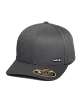 The Hurley Mens League Trucker Cap in Dark Smoke Grey