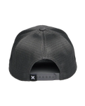 The Hurley Mens League Trucker Cap in Dark Smoke Grey