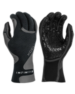 The Xcel Infiniti 5-Finger 3mm Wetsuit Gloves in Black