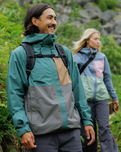 Trailscape Waterproof Jacket in Deep Ocean & Slate Grey