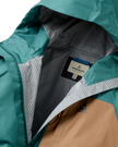 The Passenger Mens Trailscape Waterproof Jacket in Deep Ocean & Slate Grey