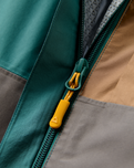 The Passenger Mens Trailscape Waterproof Jacket in Deep Ocean & Slate Grey