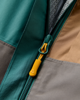 The Passenger Mens Trailscape Waterproof Jacket in Deep Ocean & Slate Grey