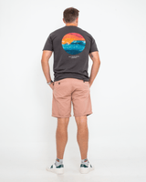 Belted Chino Walkshorts in Deep Pink