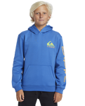 The Quiksilver Boys Boys Omni Logo Hoodie in Nebulas Blue