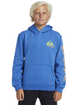 The Quiksilver Boys Boys Omni Logo Hoodie in Nebulas Blue