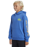 The Quiksilver Boys Boys Omni Logo Hoodie in Nebulas Blue