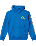 The Quiksilver Boys Boys Omni Logo Hoodie in Nebulas Blue