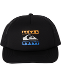 The Quiksilver Boys Boys Vermin Pack Trucker Cap in Black