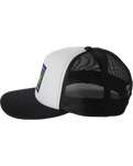 The Quiksilver Boys Boys Vermin Pack Trucker Cap in White