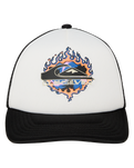 The Quiksilver Boys Boys Vermin Pack Trucker Cap in Snow White