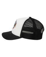 The Quiksilver Boys Boys Vermin Pack Trucker Cap in Snow White