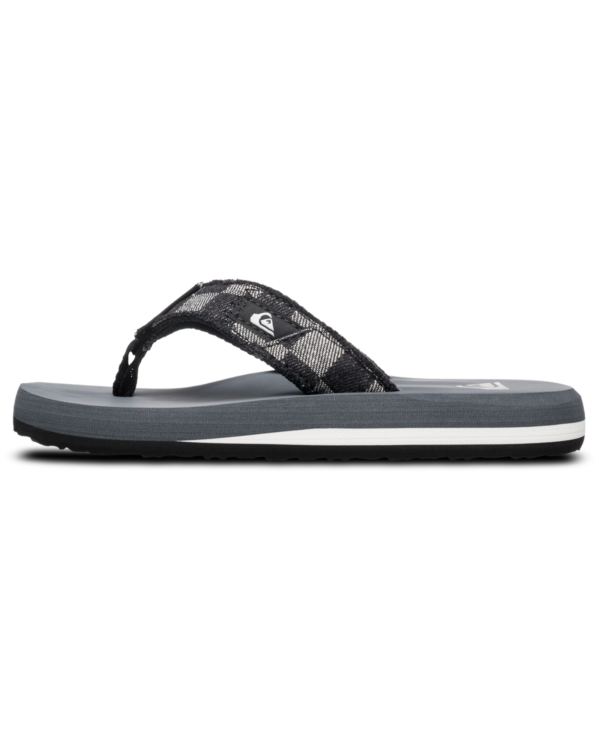 The Quiksilver Boys Boys Monkey Abyss Flip Flops in Grey