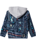 The Quiksilver Boys Boys Surf Days Zip Hoodie in Flint Stone