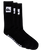 The Quiksilver Mens Crew Socks (5 Pack) in Black