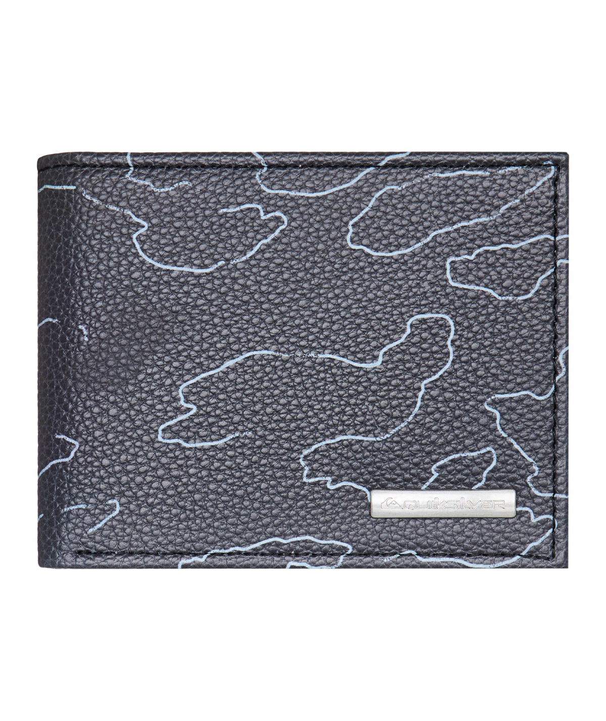 The Quiksilver Mens Freshness Wallet in Black Camostrokes