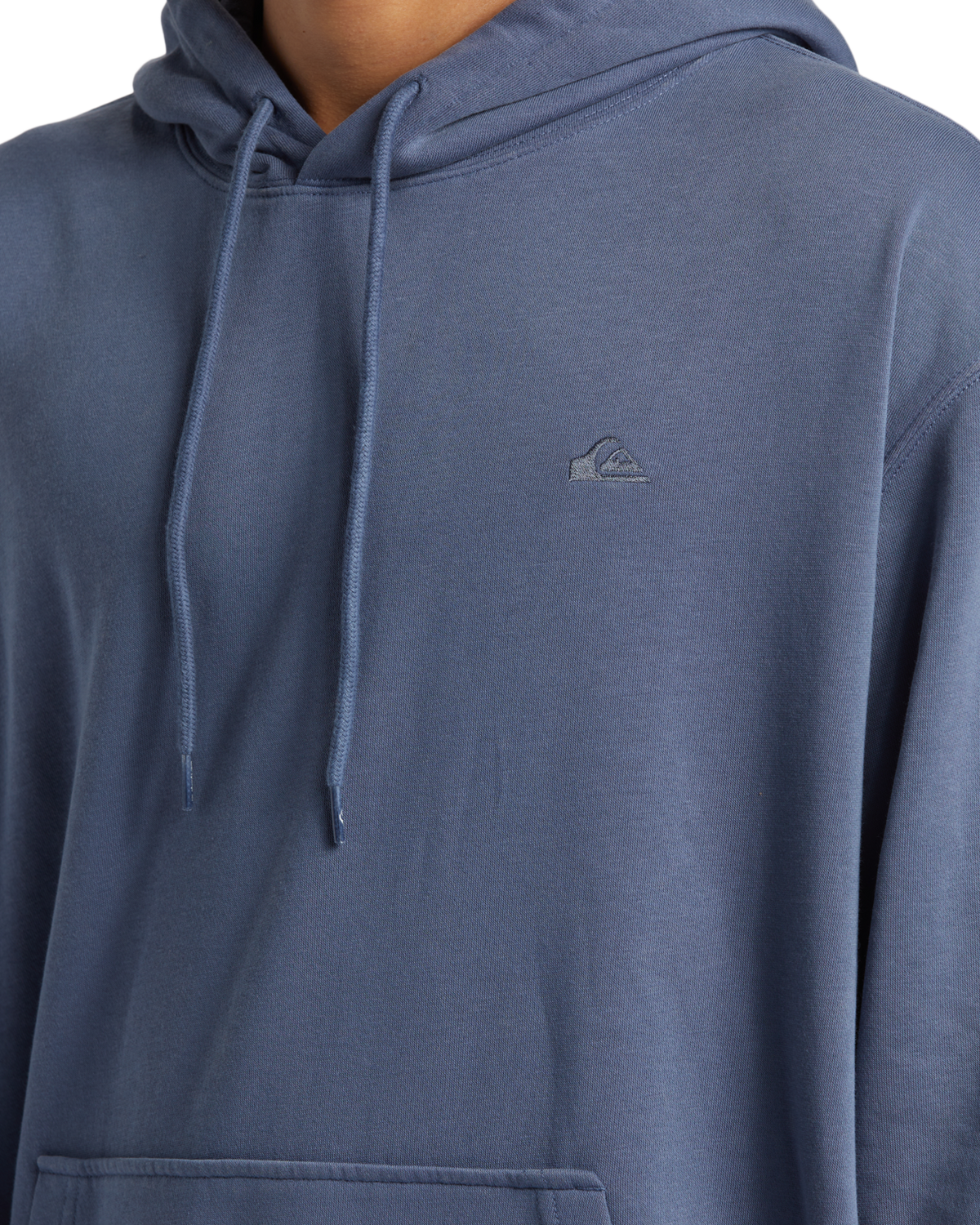 The Quiksilver Mens Salt Water Hoodie in Vintage Indigo