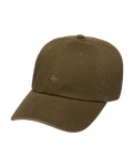 The Quiksilver Mens Decades Cotton Cap in Dark Olive