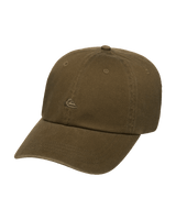 The Quiksilver Mens Decades Cotton Cap in Dark Olive