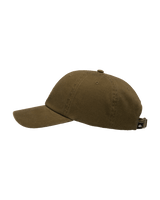 The Quiksilver Mens Decades Cotton Cap in Dark Olive
