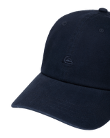 The Quiksilver Mens Decades Cotton Cap in Dark Navy