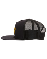 The Quiksilver Mens Oasis Trucker Cap in Black