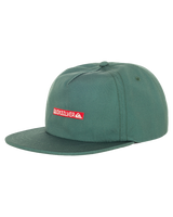 The Quiksilver Mens DNA Clicked Cap in Trekking Green