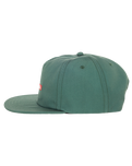 The Quiksilver Mens DNA Clicked Cap in Trekking Green