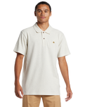 The Quiksilver Mens DNA Polo Shirt in Fog